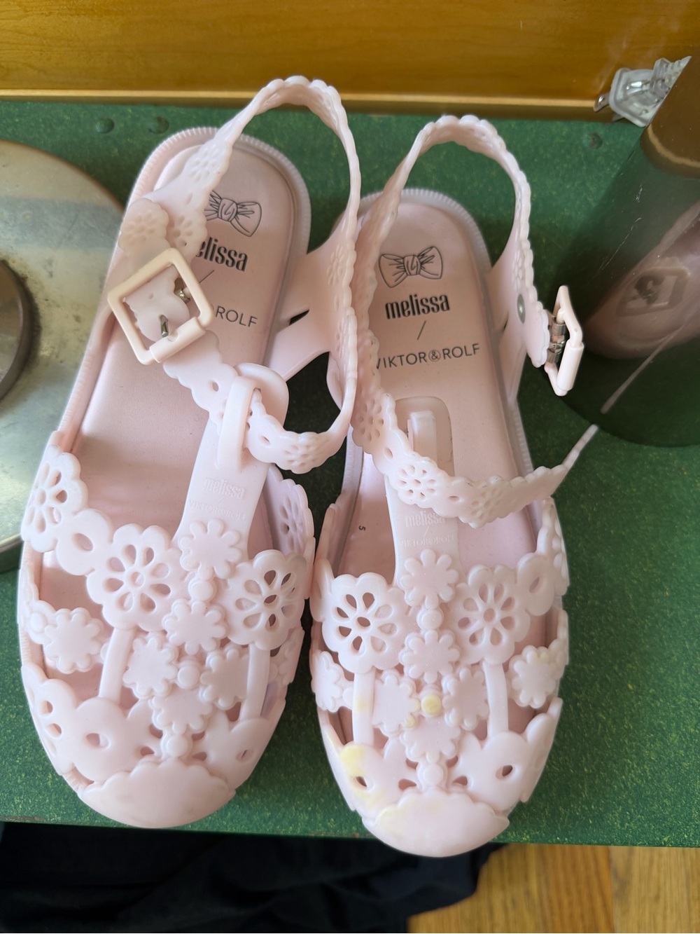 Melissa x Victor Rolf Soft Pink Jelly Sandals